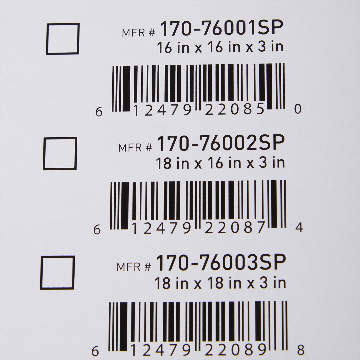 Contoured Seat Cushion McKesson 18 W X 16 L X 3 D Inch Molded Foam - BeHope