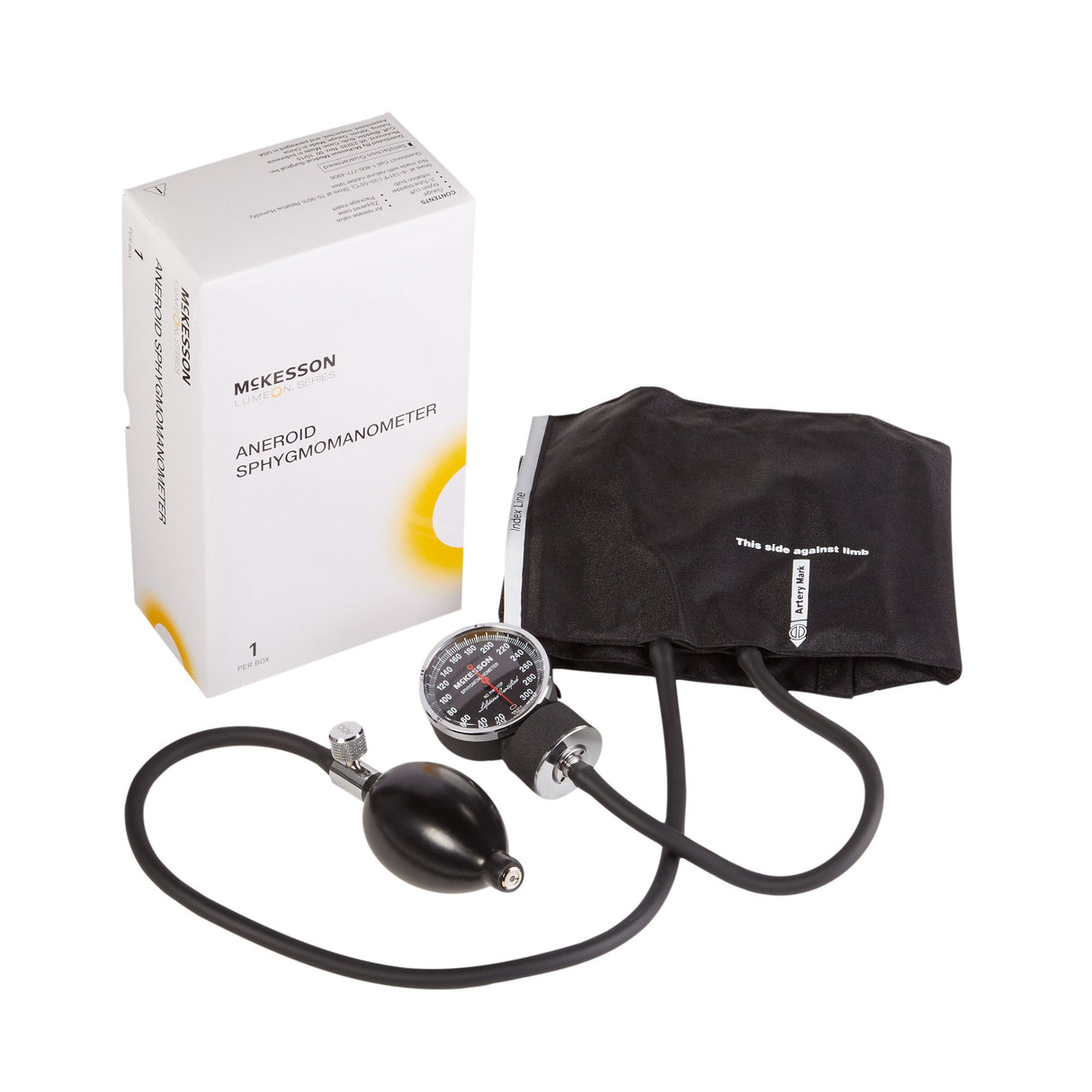 Aneroid Sphygmomanometer Unit McKesson LUMEON™ Adult Cuff Nylon Cuff 23 - 40 cm Pocket Aneroid - BeHope