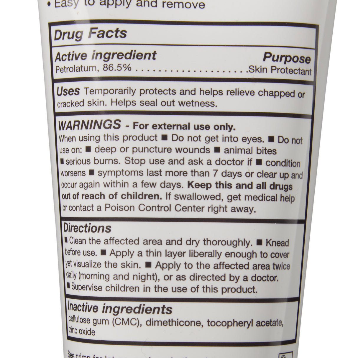 Skin Protectant with CMC Critic-Aid® Clear 6 oz. Tube Scented Ointment CHG Compatible - BeHope