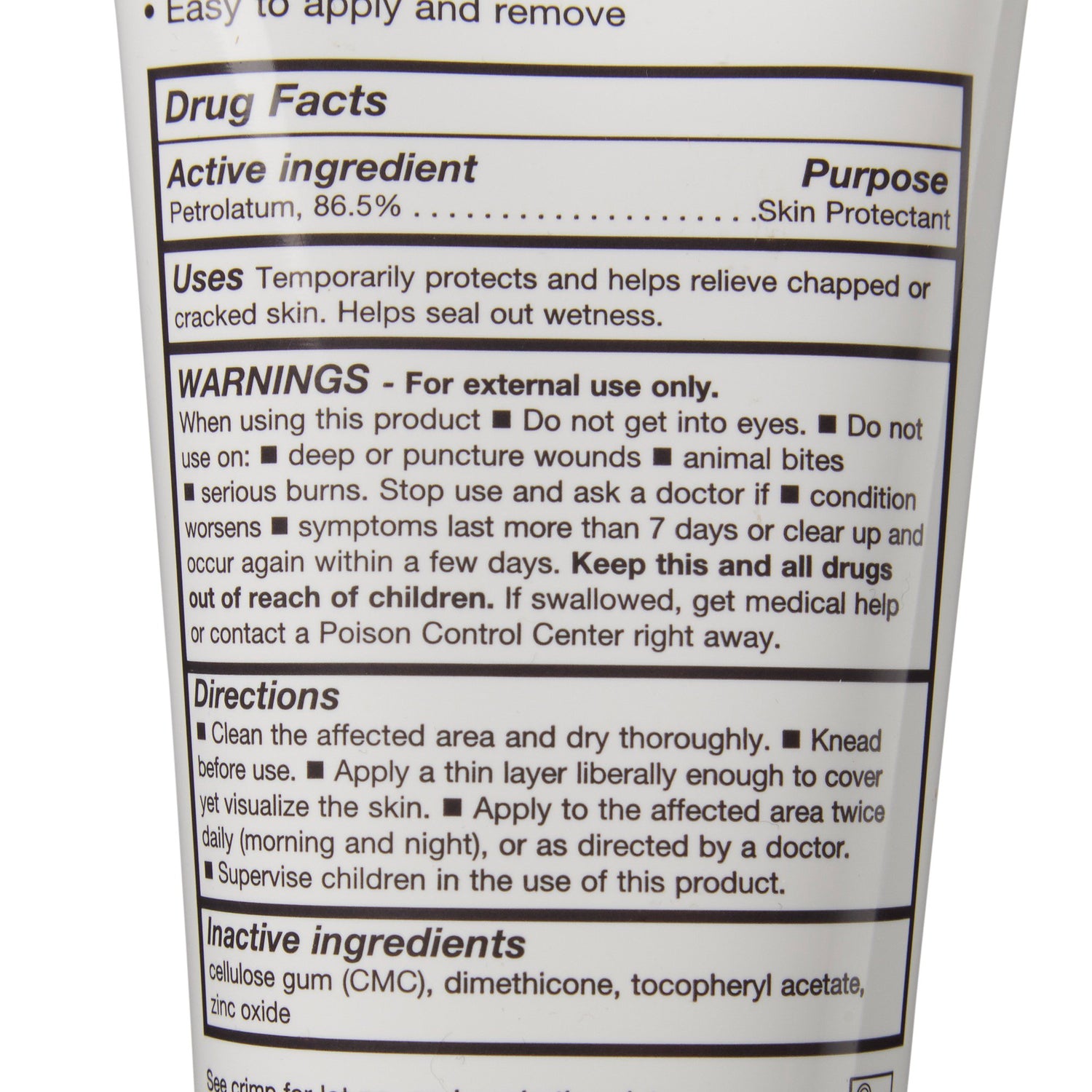 Skin Protectant with CMC Critic-Aid® Clear 6 oz. Tube Scented Ointment CHG Compatible - BeHope