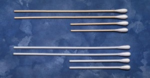 Swabstick Cotton Tip Wood Shaft 6 Inch Sterile 2 per Pack - BeHope