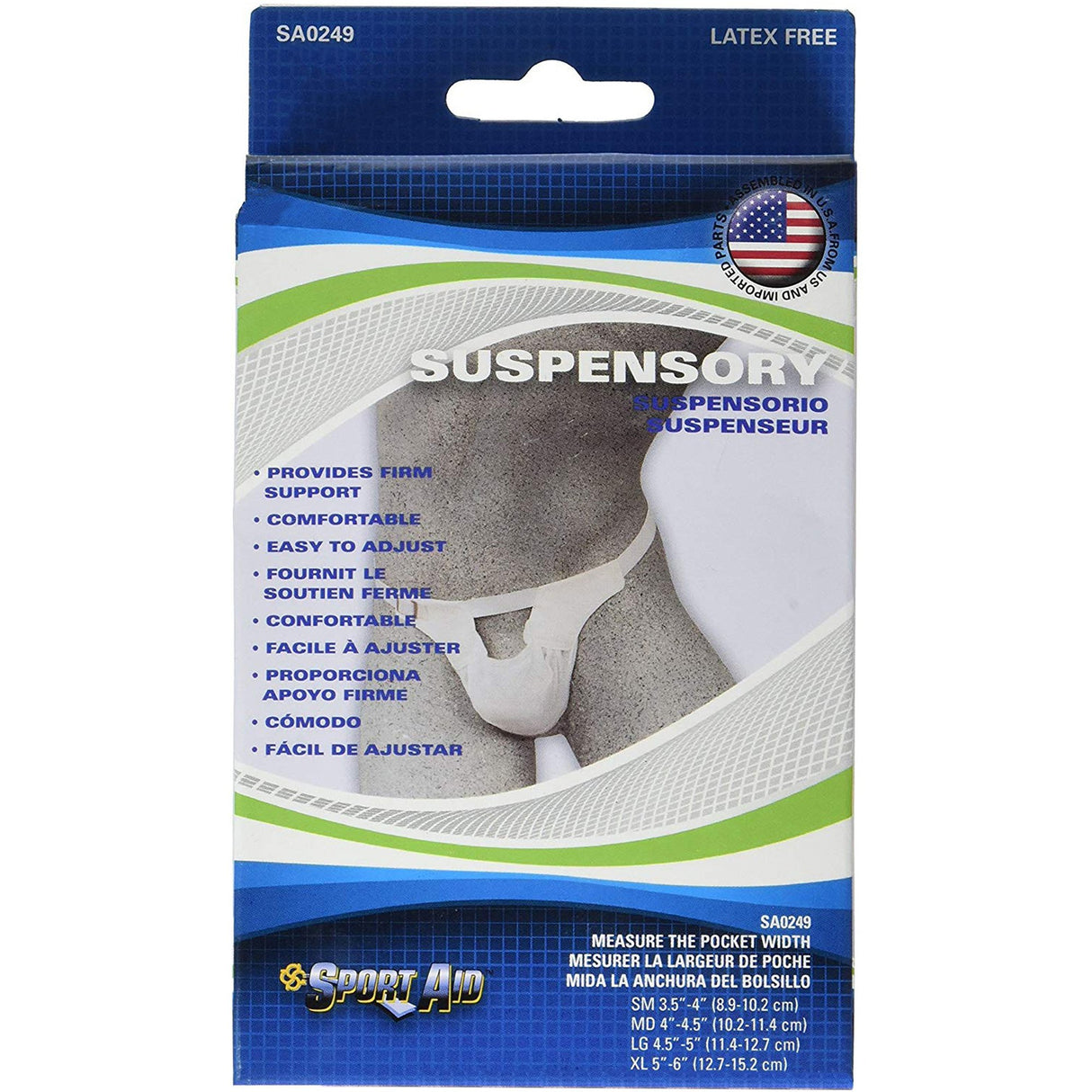 Suspensory Sport-Aid™ Large White - BeHope