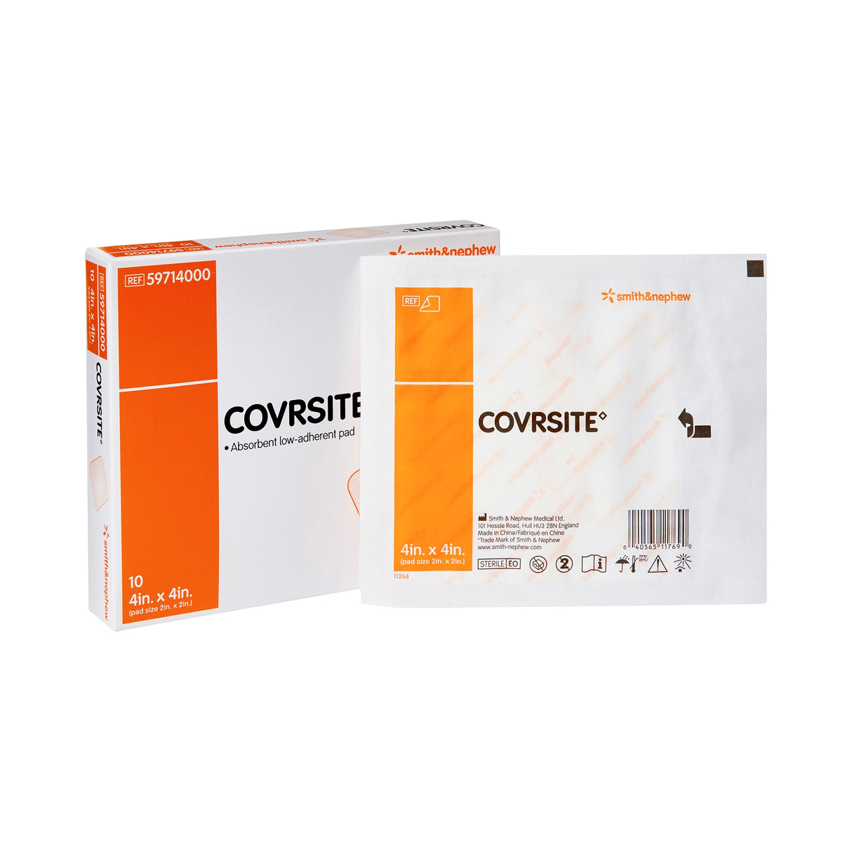 Composite Dressing Covrsite 4 X 4 Inch Square NonSterile Film Backing - BeHope