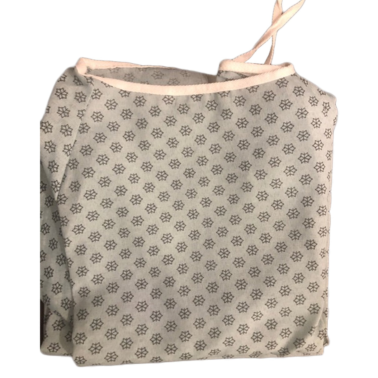 Patient Exam Gown One Size Fits Most Blue Print Reusable - BeHope