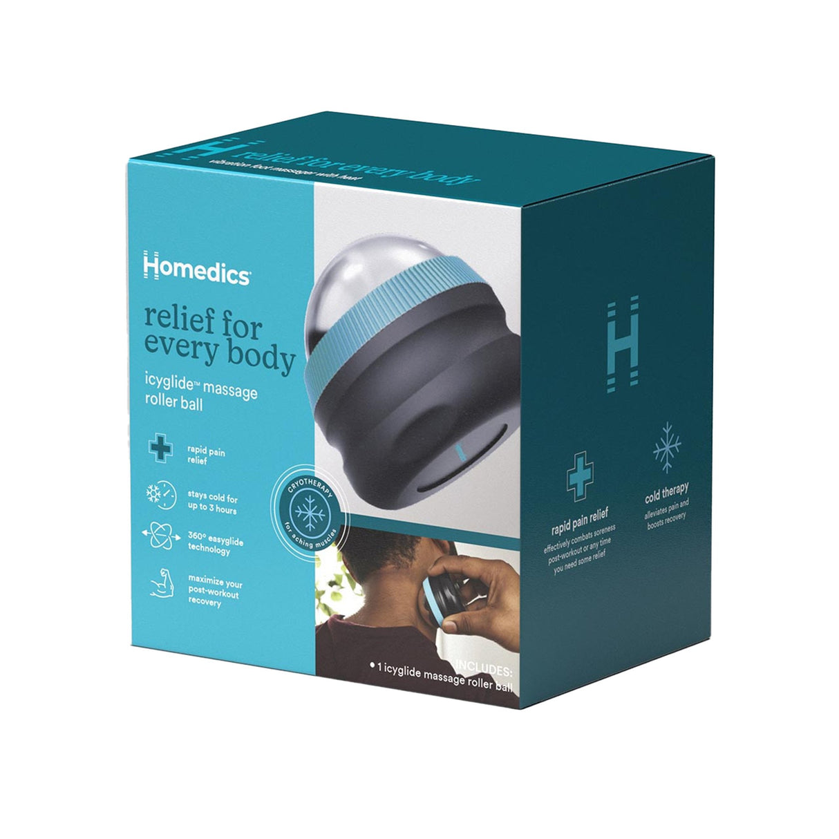 Hand-Held Cold Massager Homedics® IcyGlide™ - BeHope