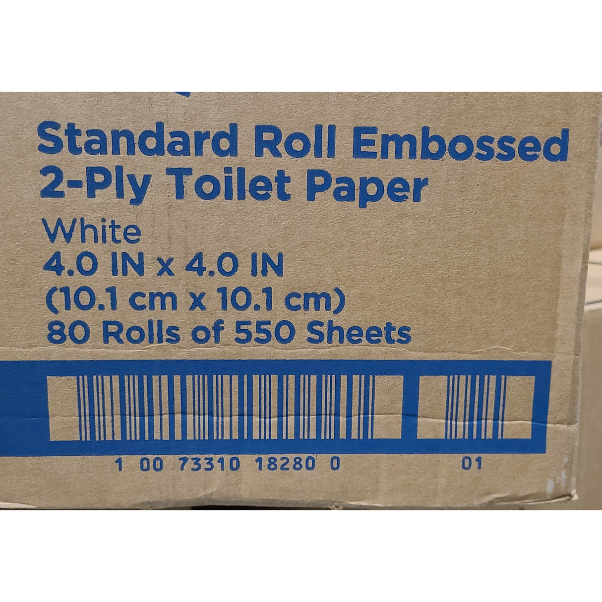 Toilet Tissue preference® White 2-Ply Standard Size Cored Roll 550 Sheets 3-4/5 X 4 Inch - BeHope