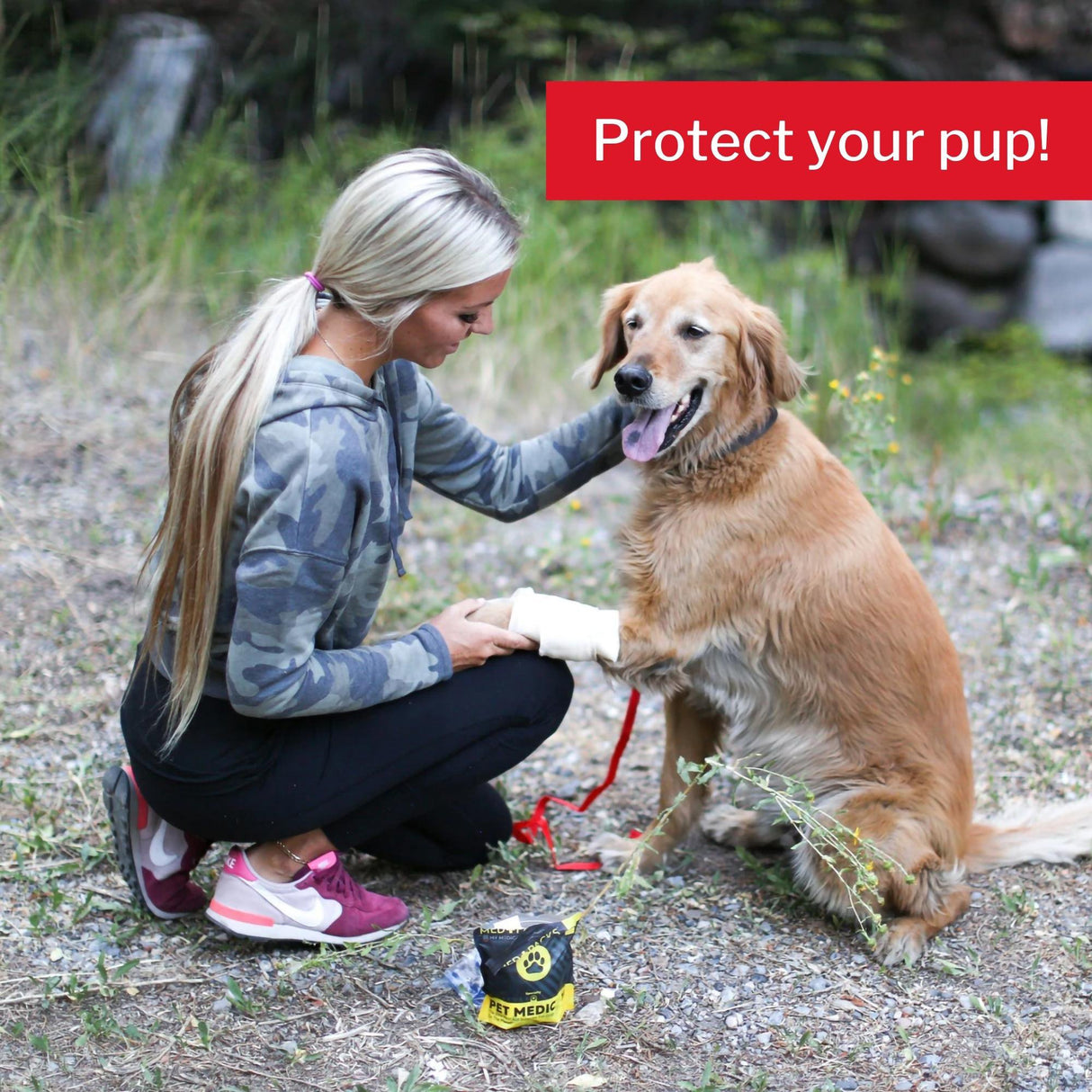 Pet First Aid Kit My Medic™ MED PACKS Pet Medic Plastic Pouch - BeHope