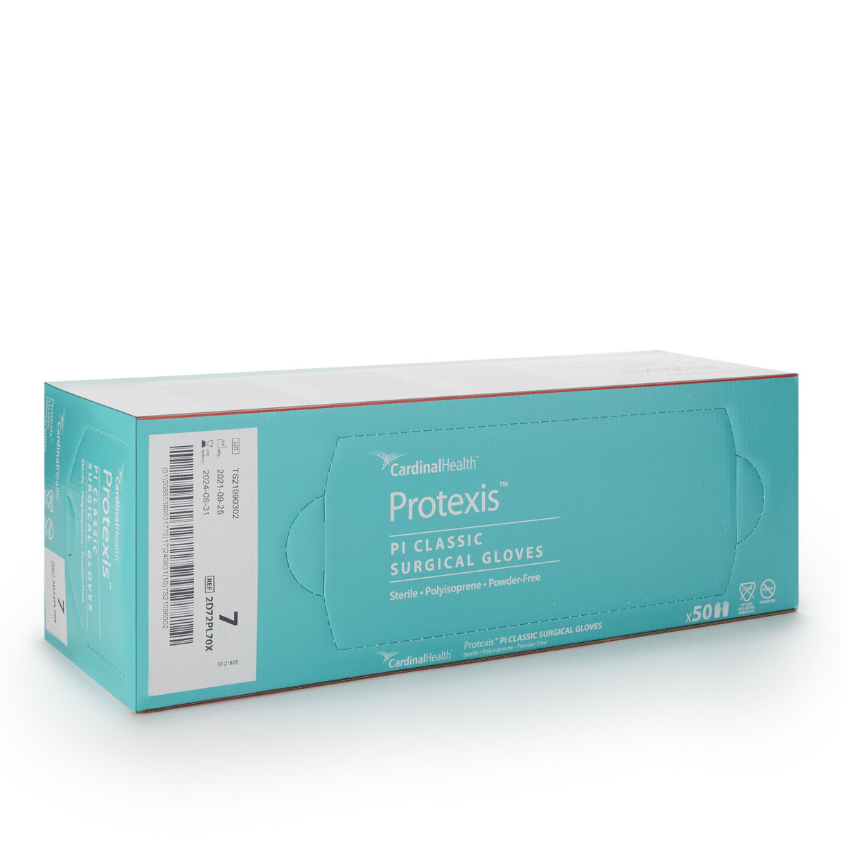 Surgical Glove Protexis™ PI Classic Size 7 Sterile Polyisoprene Standard Cuff Length Smooth Ivory Not Chemo Approved - BeHope