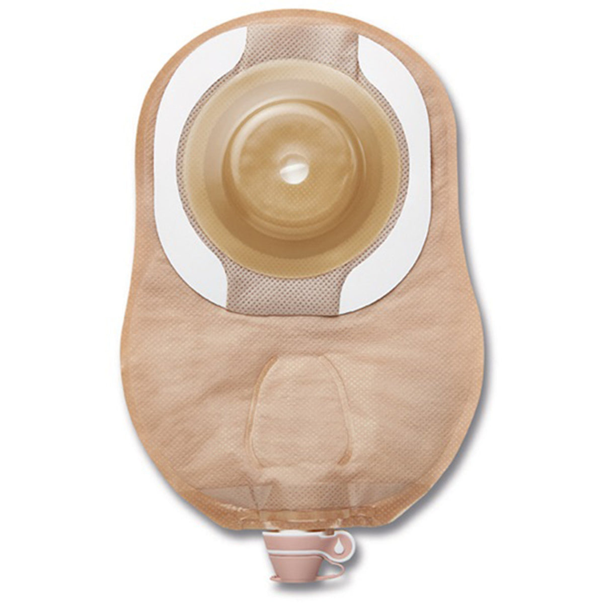 Urostomy Pouch CeraPlus™ One-Piece System 9 Inch Length Soft Convex, Pre-Cut 7/8 Inch Stoma Drainable - BeHope
