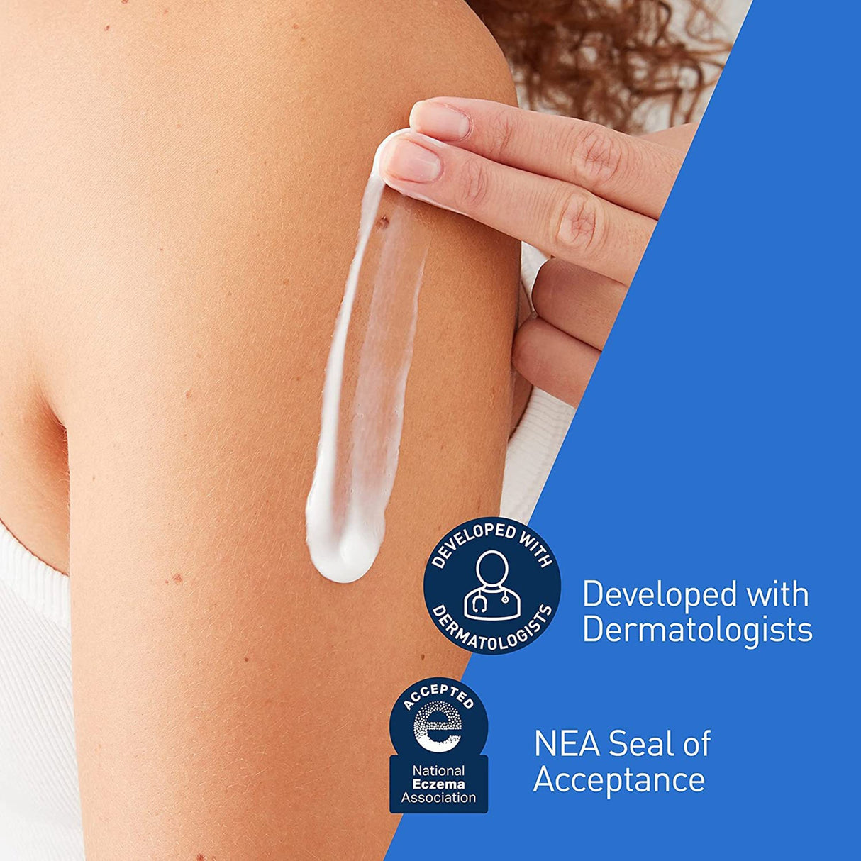 Facial Cleanser CeraVe® Hydrating Cleanser Lotion 12 oz. Pump Bottle Unscented - BeHope