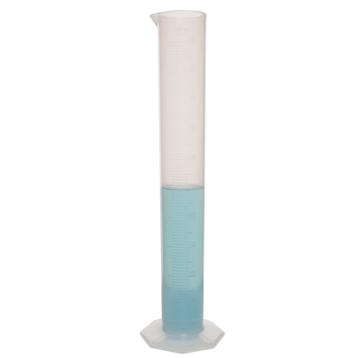 Graduated Cylinder Bel-Art Octagonal Base Polypropylene 1,000 mL (32 oz.) - BeHope