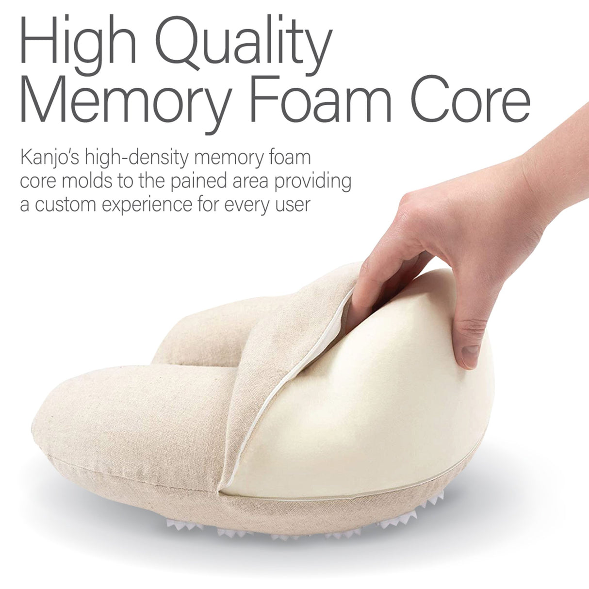 Acupressure Neck Pillow Kanjo 5 X 12 X 13 Inch - BeHope