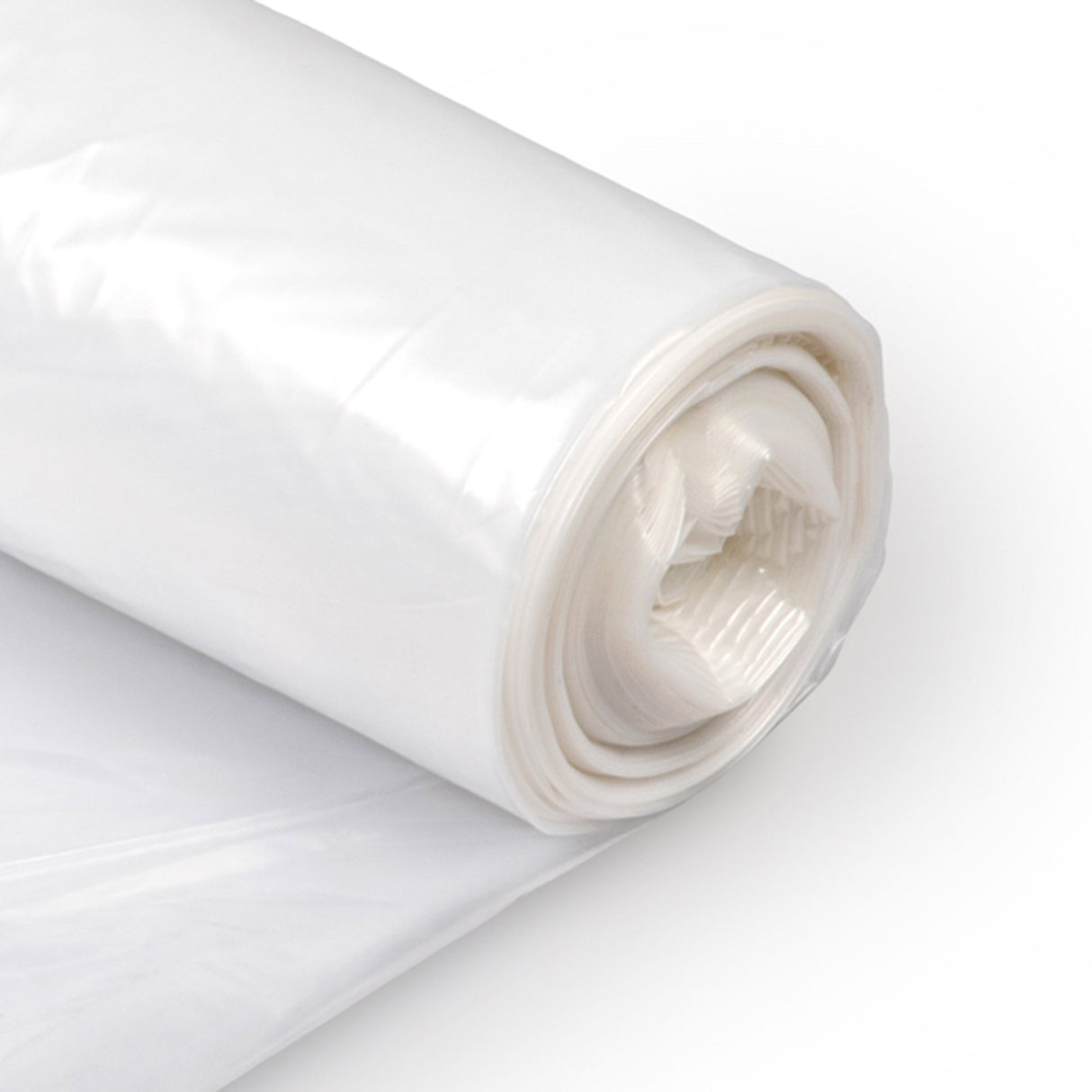 Trash Bag Colonial Bag 45 gal. Clear HDPE 13 Mic. 40 X 48 Inch X-Seal Bottom Coreless Roll - BeHope