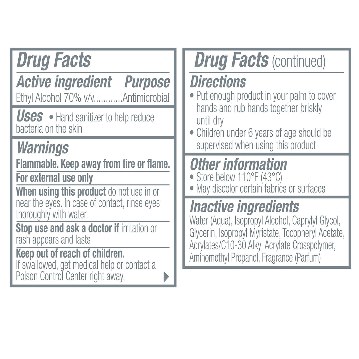 Hand Sanitizer Purell® Advanced 1 oz. Ethyl Alcohol Gel Bottle - BeHope