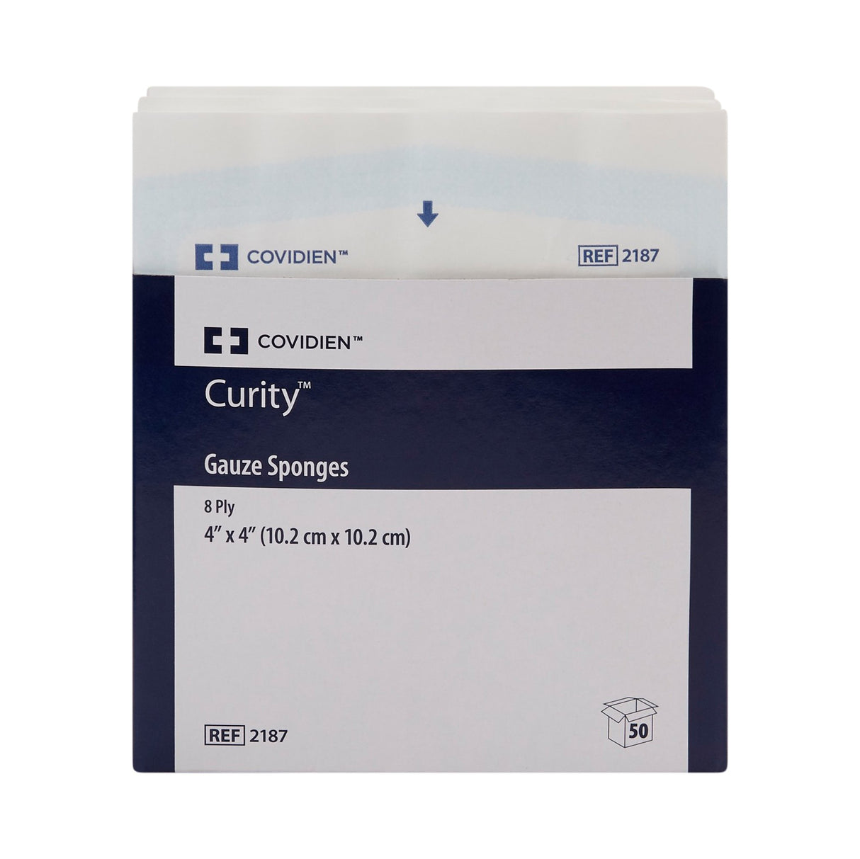 Gauze Sponge Curity™ 4 X 4 Inch 8-Ply Sterile 2 per Pack - BeHope