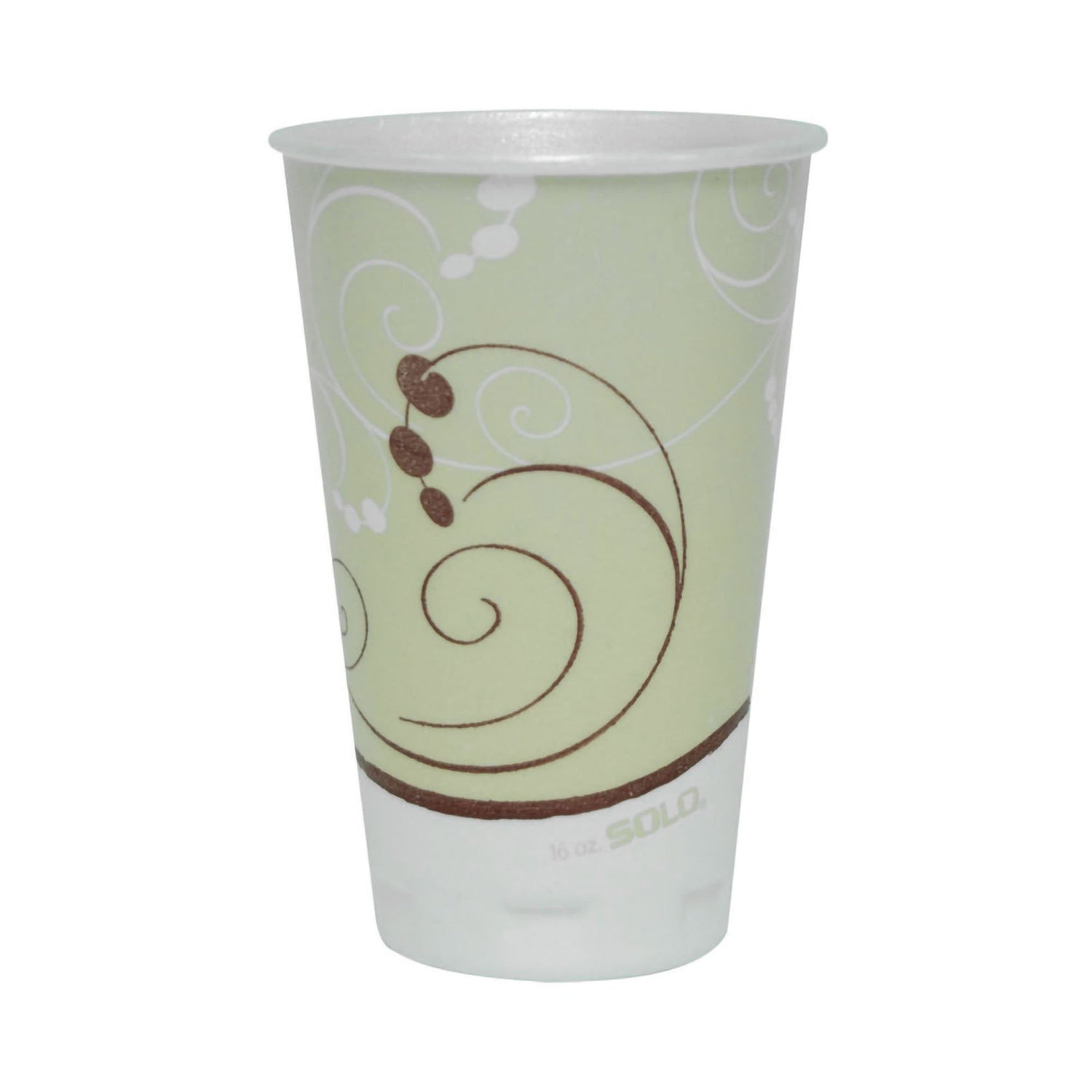 Insulated Drinking Cup Trophy® 16 oz. Symphony® Print Styrofoam Disposable - BeHope