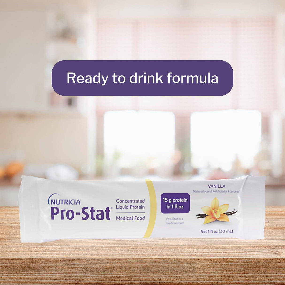 Oral Supplement Pro-Stat® Vanilla Flavor Liquid 1 oz. Individual Packet - BeHope