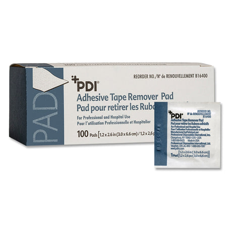 Adhesive Remover PDI® Pad 100 per Box - BeHope