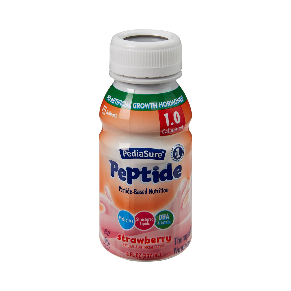Pediatric Oral Supplement PediaSure® Peptide 1.0 Cal Strawberry Flavor 8 oz. Bottle Liquid Peptide Malabsorption / Maldigestion - BeHope