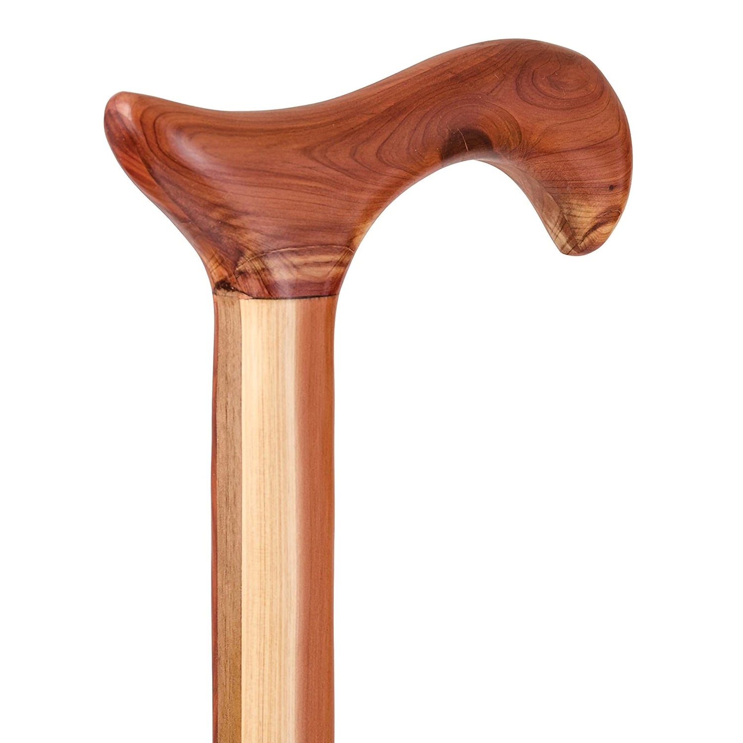 T-Handle Cane Brazos™ Twisted Wood 34 Inch Height Wood Grain - BeHope