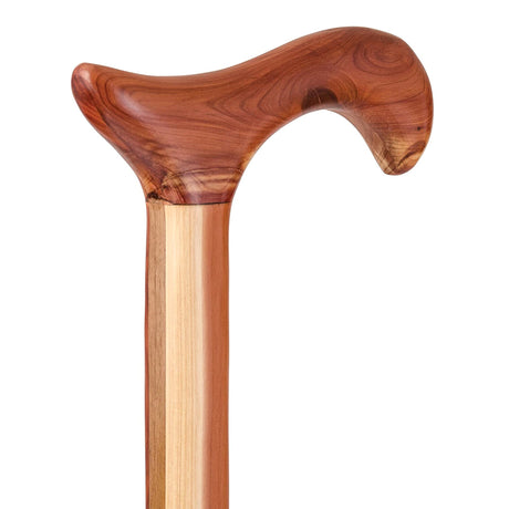 T-Handle Cane Brazos™ Twisted Wood 34 Inch Height Wood Grain - BeHope