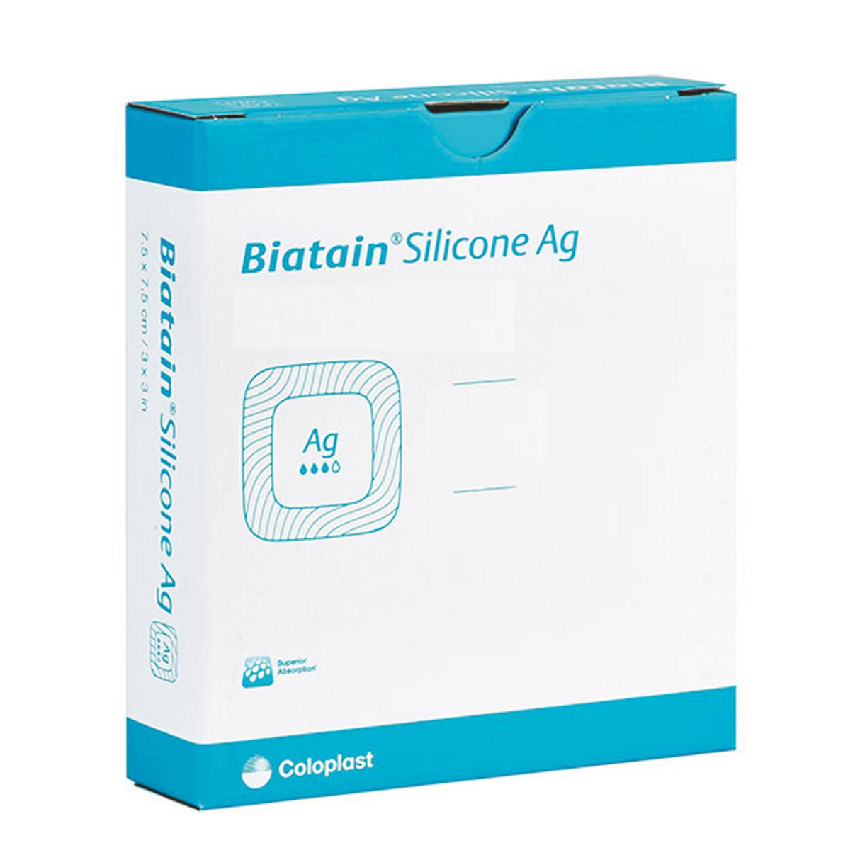 Silver Alginate Dressing Biatain® Alginate Ag 6 X 6 Inch Square Sterile - BeHope