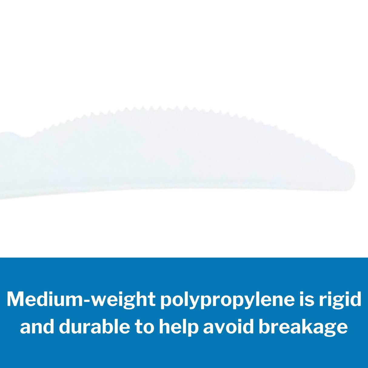 Knife McKesson Medium Weight White Polypropylene - BeHope