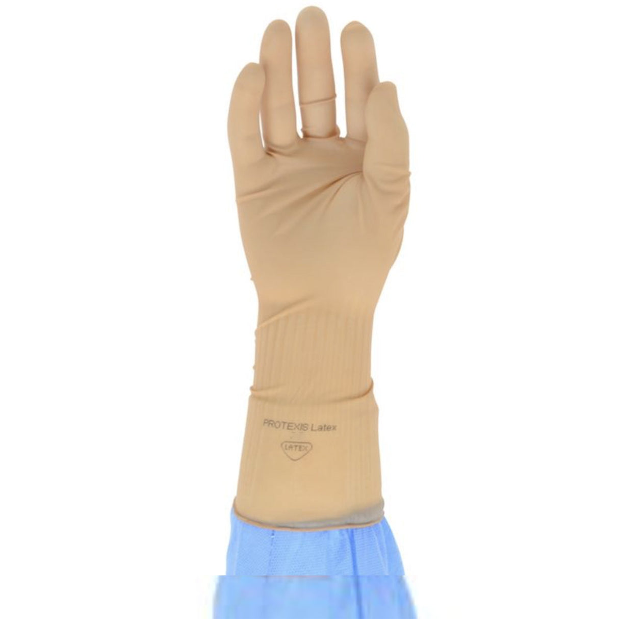 Surgical Glove Protexis™ Latex Size 8 Sterile Latex Standard Cuff Length Smooth Light Brown Not Chemo Approved - BeHope
