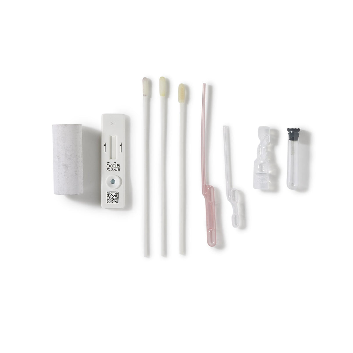 Respiratory Test Kit Sofia® Influenza A+B FIA Influenza A + B 25 Tests CLIA Waived Sample Dependent - BeHope