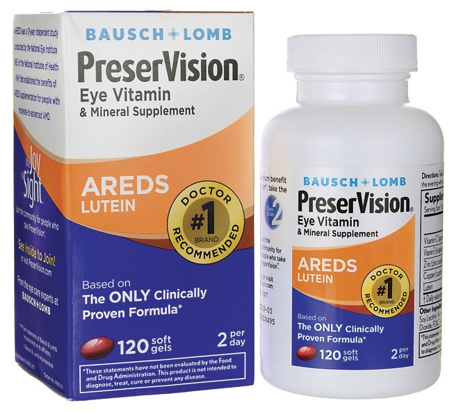 Multivitamin Supplement PreserVision® Ascorbic Acid / Vitamin E / Zinc 200 IU - 226 mg - 34.8 mg Strength Softgel 120 per Bottle - BeHope