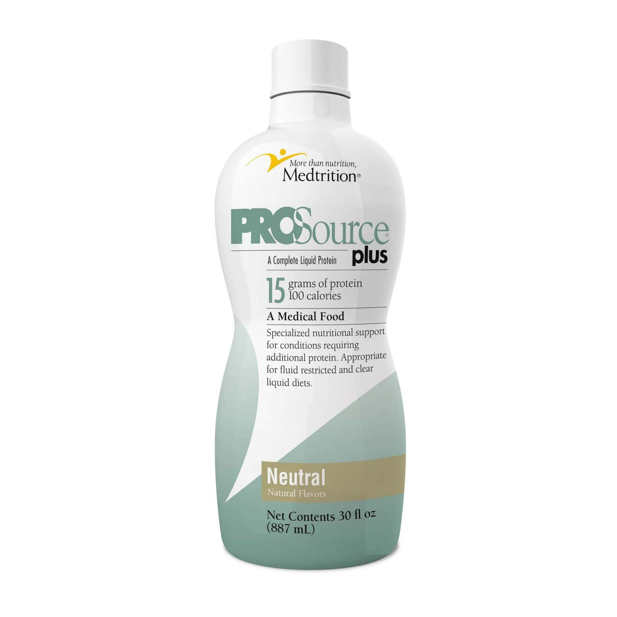 Oral Supplement ProSource® Plus Neutral Flavor Liquid 30 oz. Bottle - BeHope