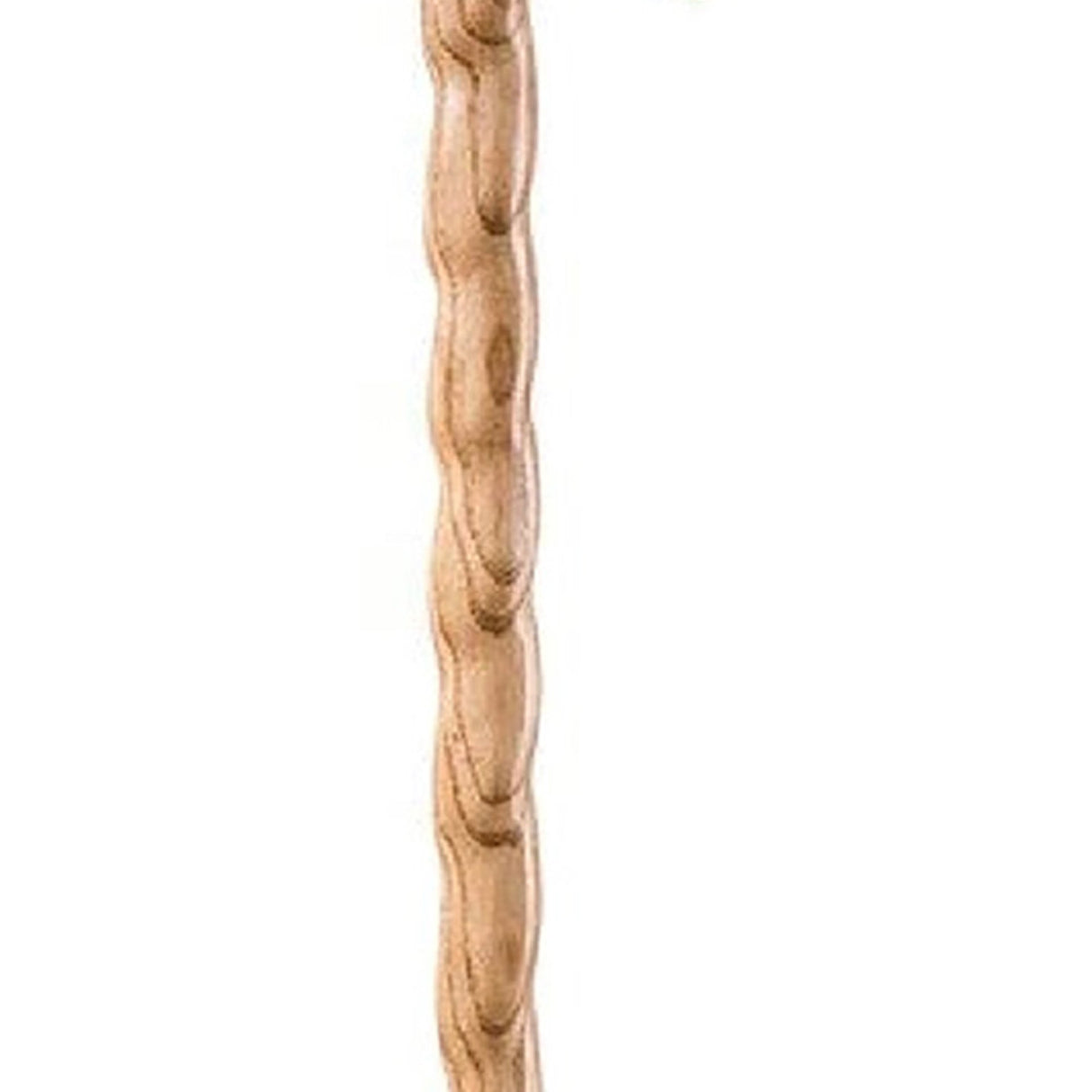 Walking Stick Brazos™ Twisted HitchHiker Wood 58 Inch Height Tan Oak - BeHope