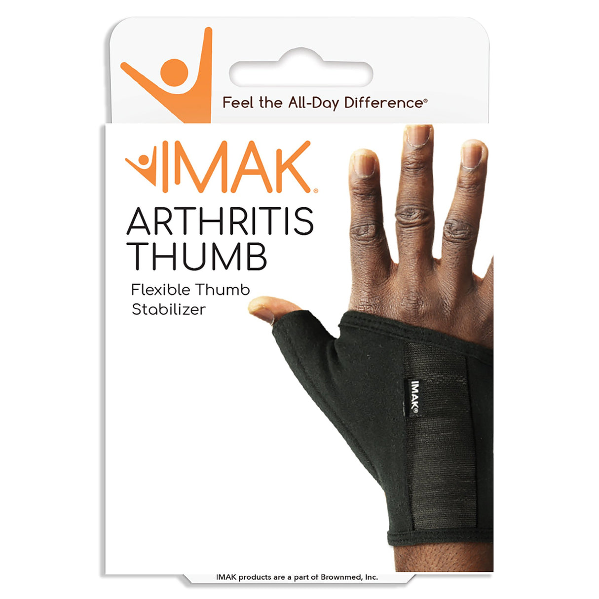 Arthritis Glove IMAK® Compression Arthritis Thumb Open Finger Small Wrist Length Hand Specific Pair - BeHope