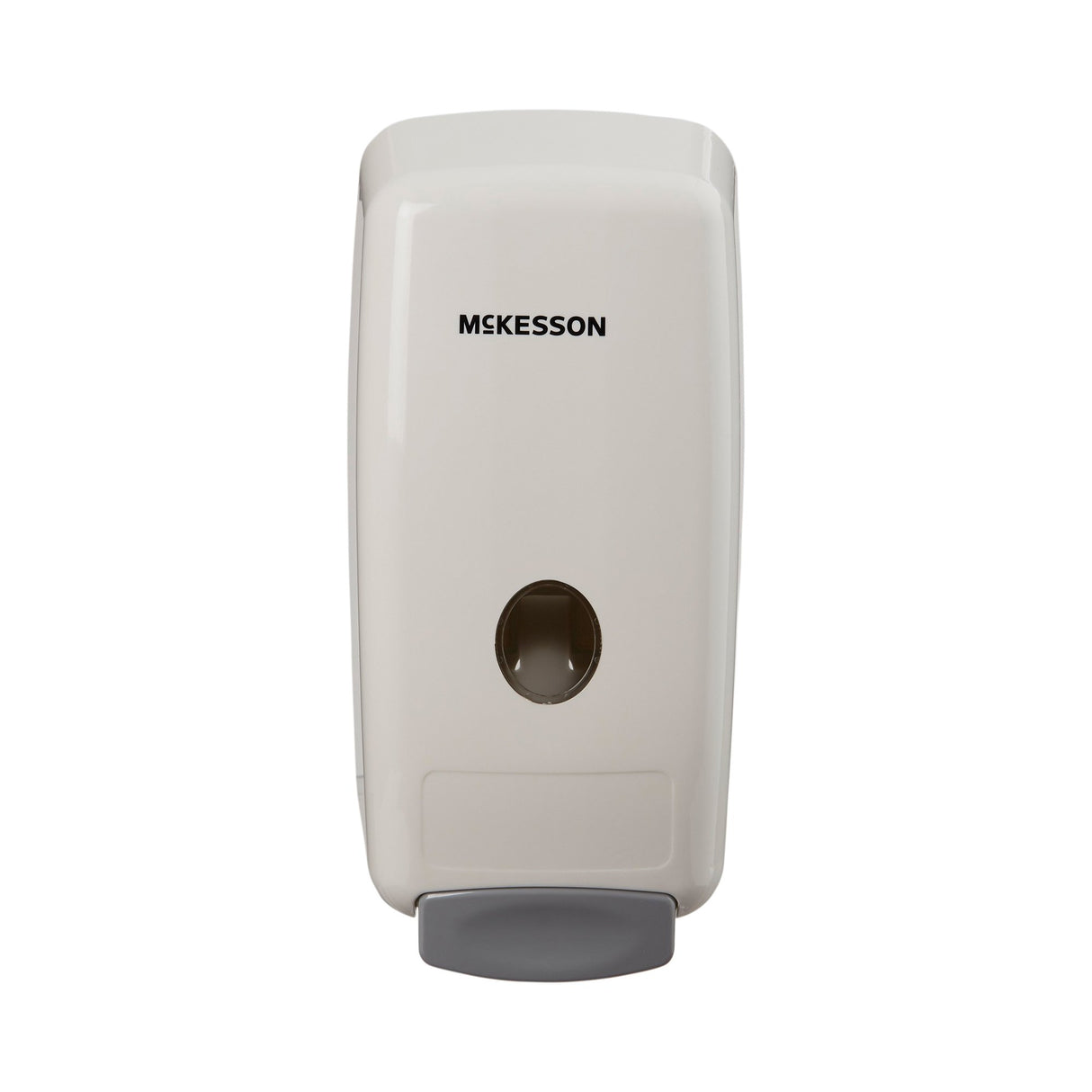 Soap Dispenser McKesson White Plastic Manual Push 1000 mL Wall Mount - BeHope