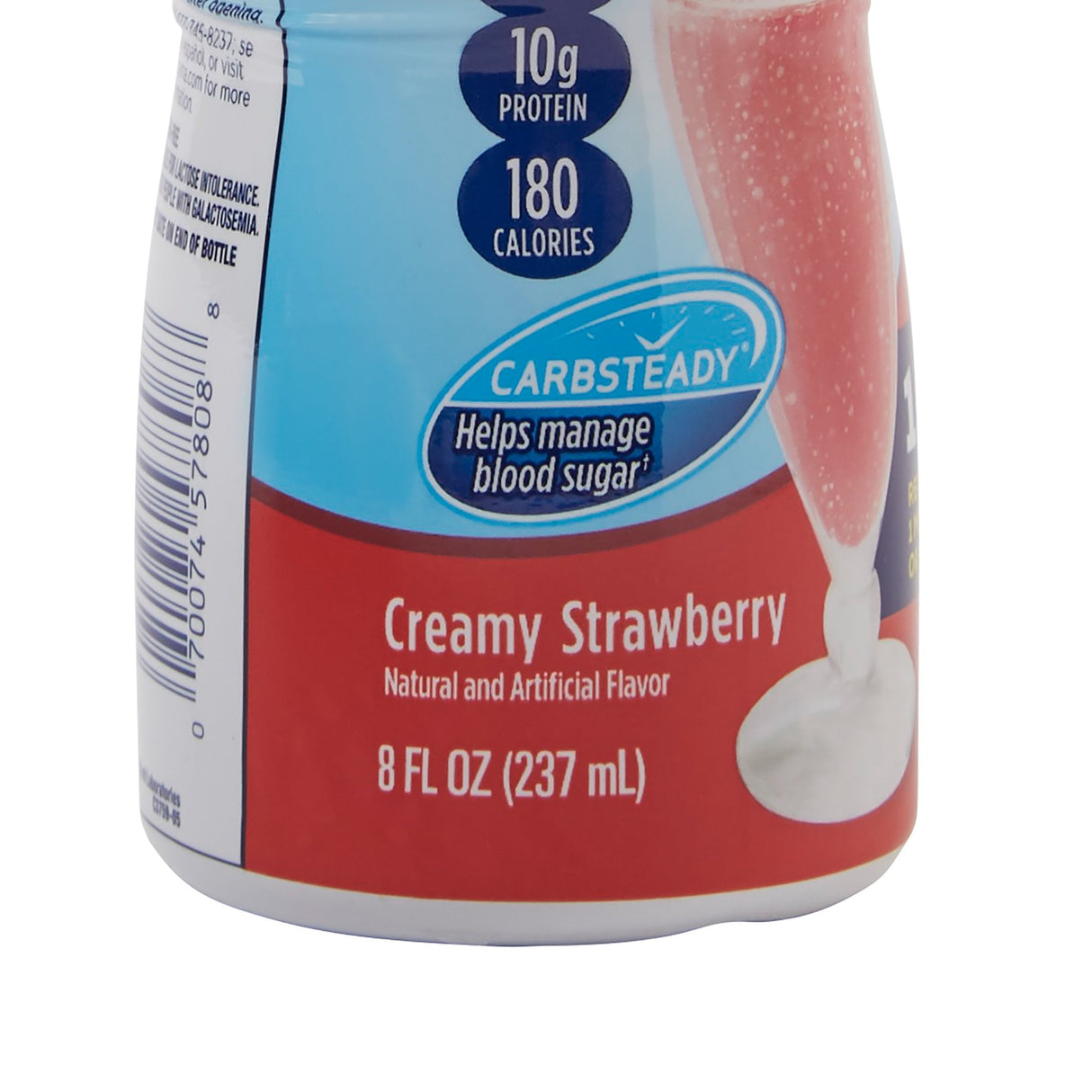 Oral Supplement Glucerna® Original Shake Creamy Strawberry Flavor Liquid 8 oz. Bottle - BeHope