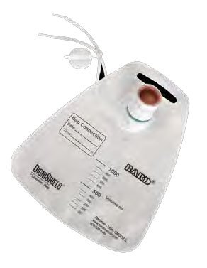 Rectal Collection Pouch Dignishield® SMS One-Piece System Closed End - BeHope