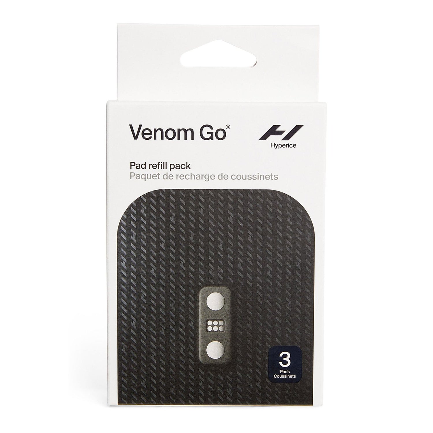 Replacement Heat and Massage Therapy Pad Hyperice 3 Pads / 0.3 X 3 X 5 Inch - BeHope