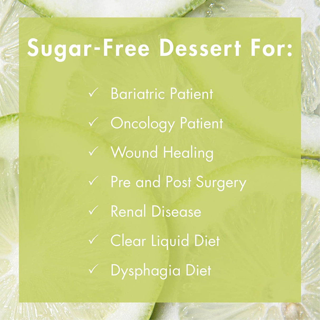 Oral Supplement Gelatein® Lime Flavor Gel 4 oz. Cup - BeHope