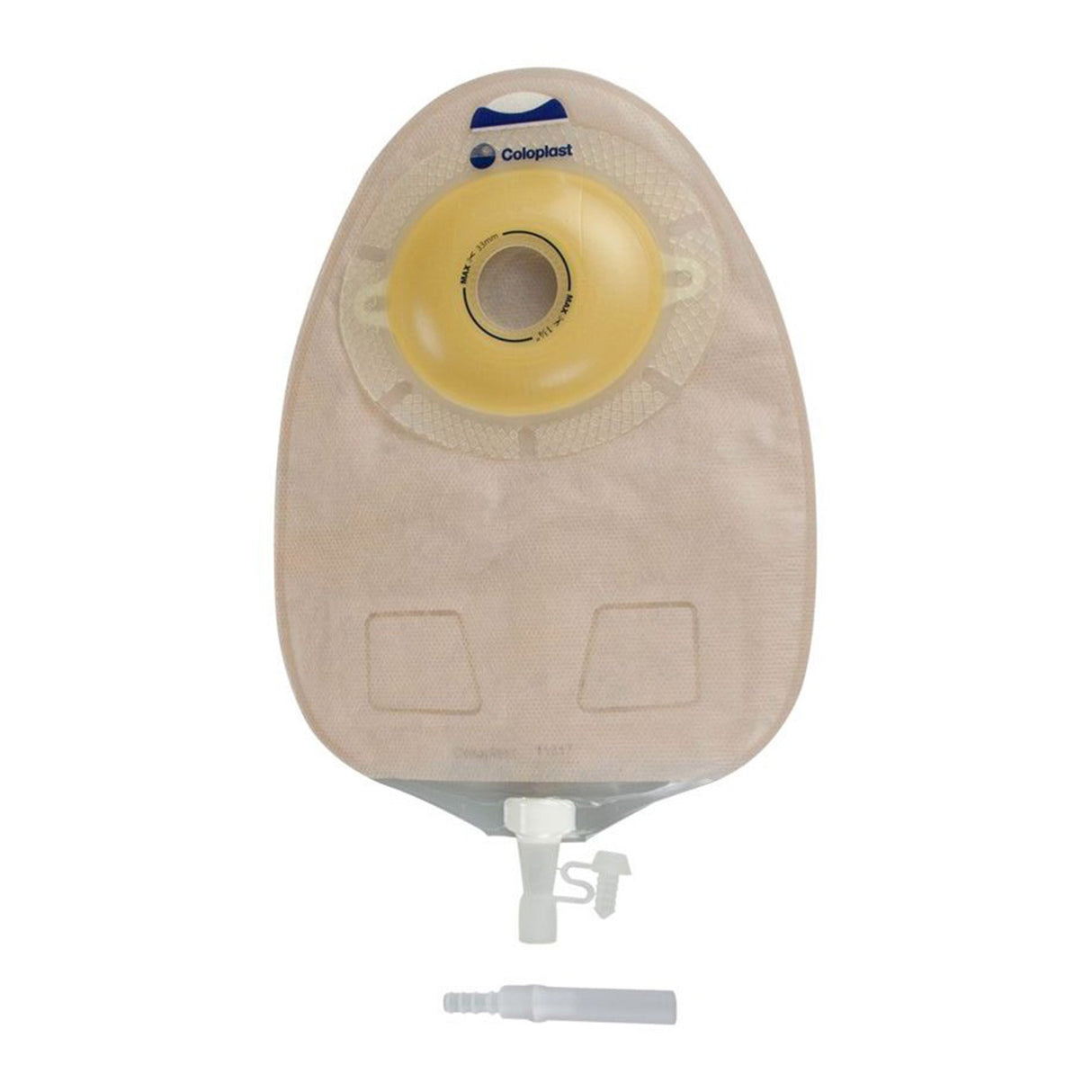 Urostomy Pouch SenSura One-Piece System 10-3/8 Inch Length, Maxi Convex Light, Pre-Cut 1-1/4 Inch Stoma Drainable - BeHope