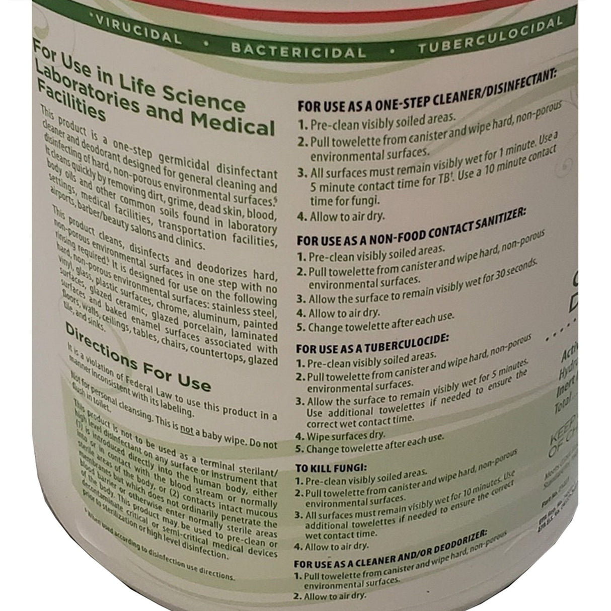 Surface Disinfectant Cleaner PREempt® Premoistened Cleanroom Manual Pull Wipe 160 Count Canister Unscented NonSterile - BeHope