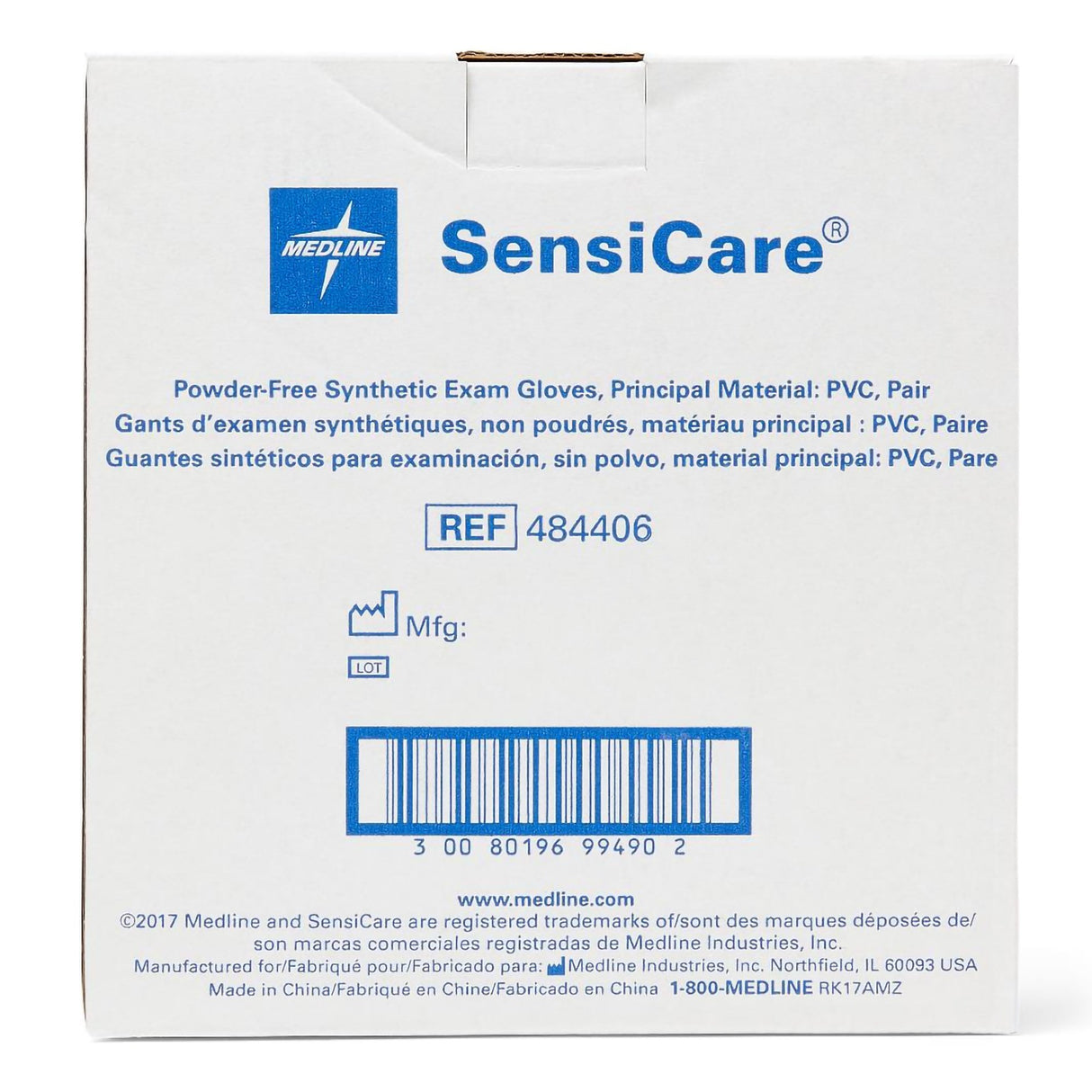 Exam Glove SensiCare® Medium Sterile Pair Stretch Vinyl Standard Cuff Length Smooth Beige Not Rated - BeHope