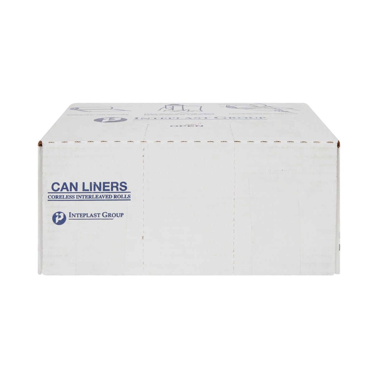Trash Bag McKesson 45 gal. White LLDPE 0.80 mil 40 X 46 Inch Star Seal Bottom Coreless Roll - BeHope