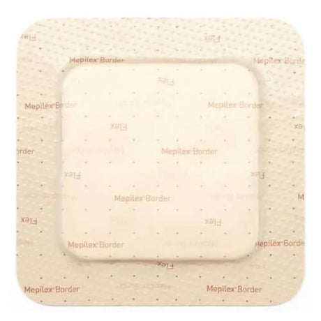 Foam Dressing Mepilex® Border Flex 3 X 3 Inch With Border Film Backing Silicone Adhesive Square Sterile - BeHope