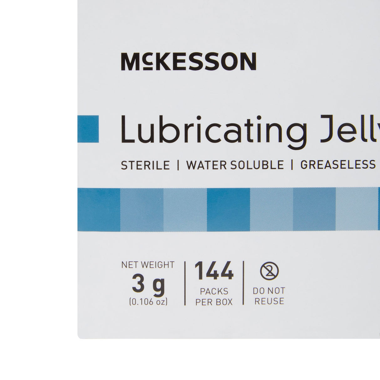 Lubricating Jelly McKesson 3 Gram Individual Packet Sterile - BeHope