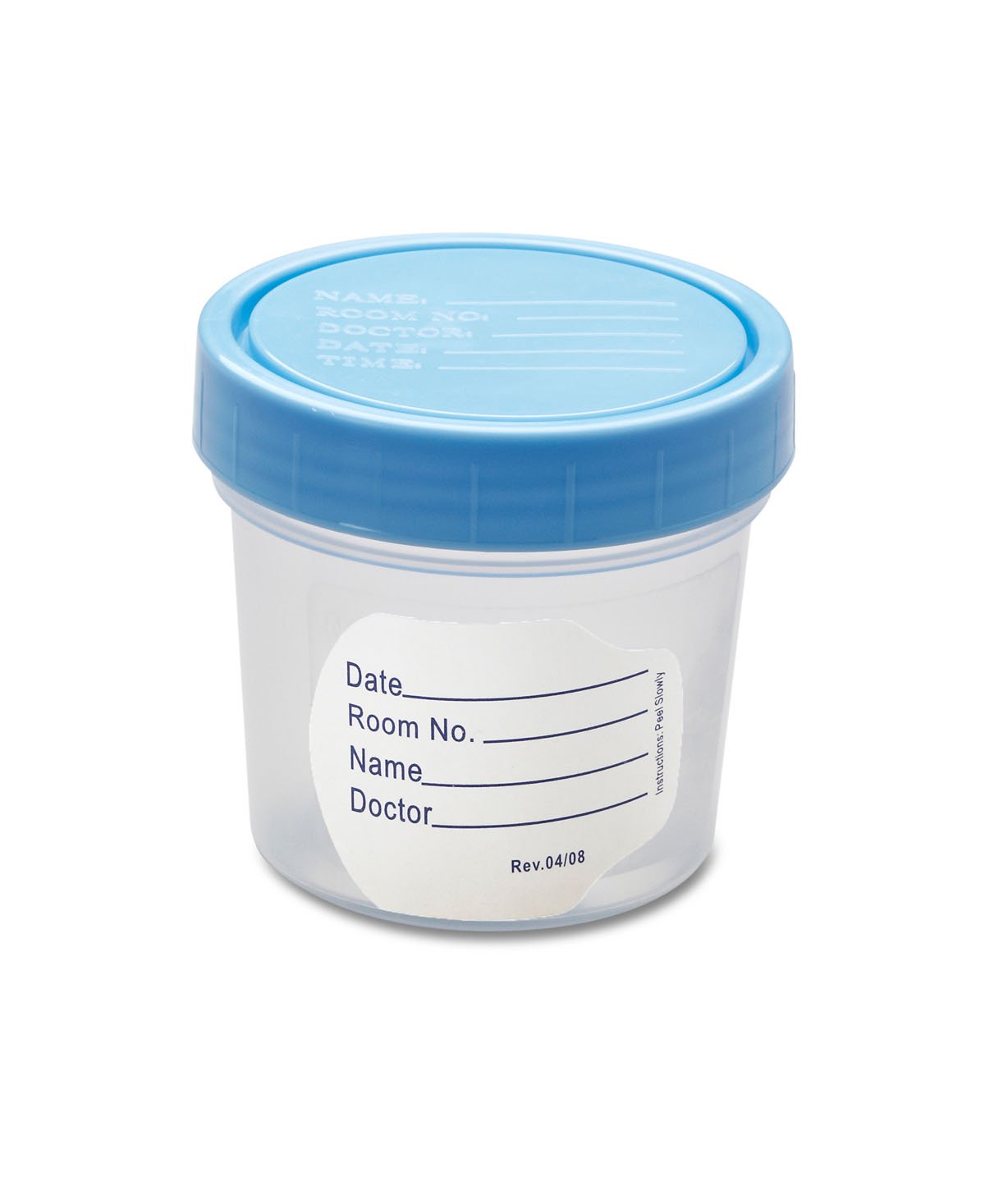 Specimen Container 120 mL (4 oz.) Screw Cap Poly Bagged Sterile / Sterile Fluid Path - BeHope