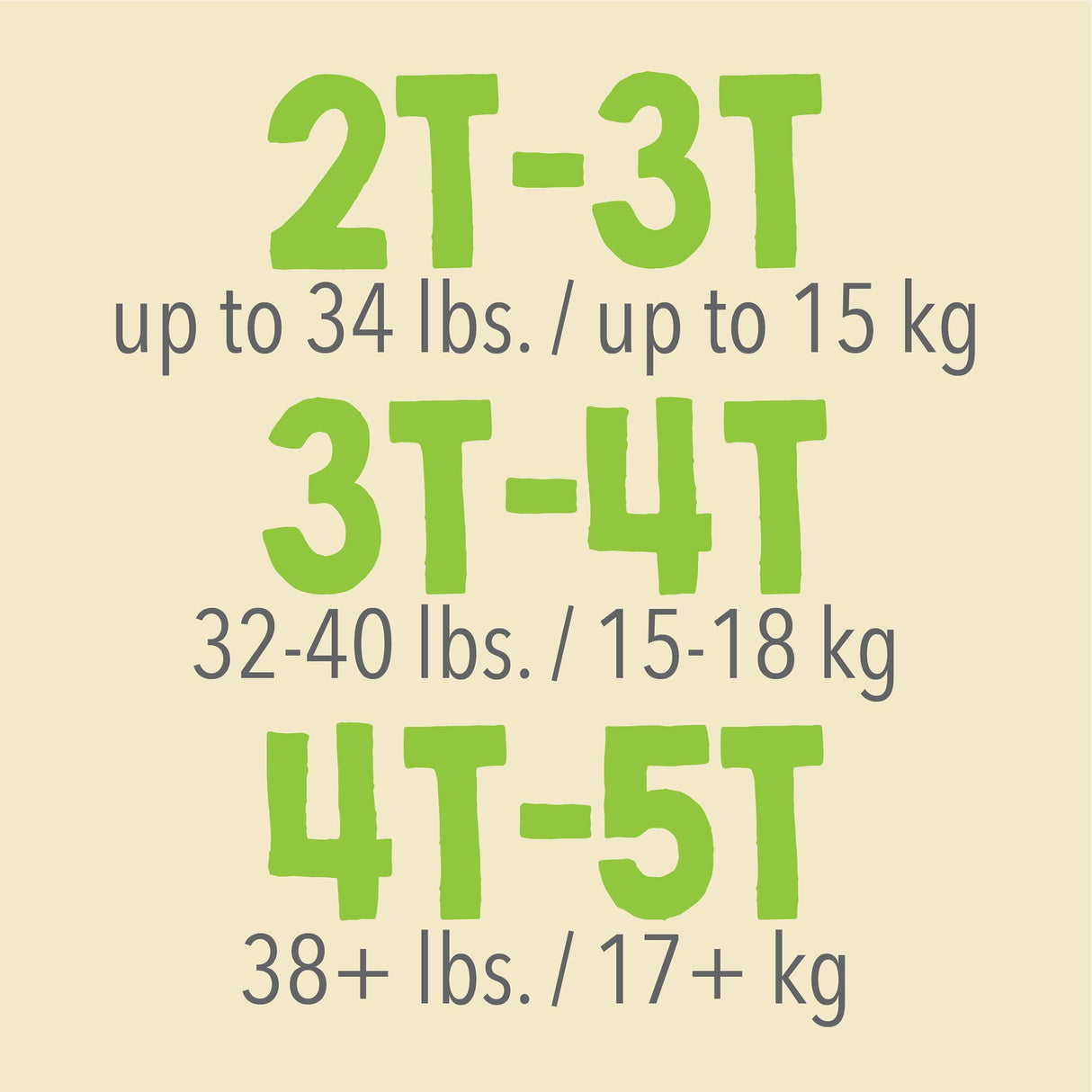 Unisex Toddler Training Pants Cutie Pants® Pull On with Tear Away Seams Size 4T to 5T Disposable Heavy Absorbency - BeHope