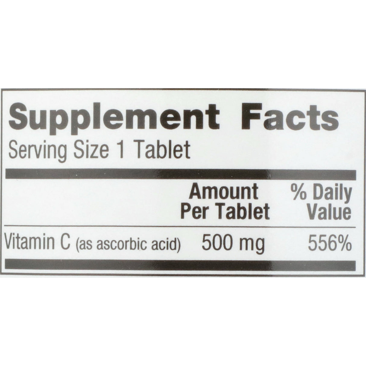 Vitamin C Supplement Geri-Care® Ascorbic Acid 500 mg Strength Tablet 500 per Bottle - BeHope