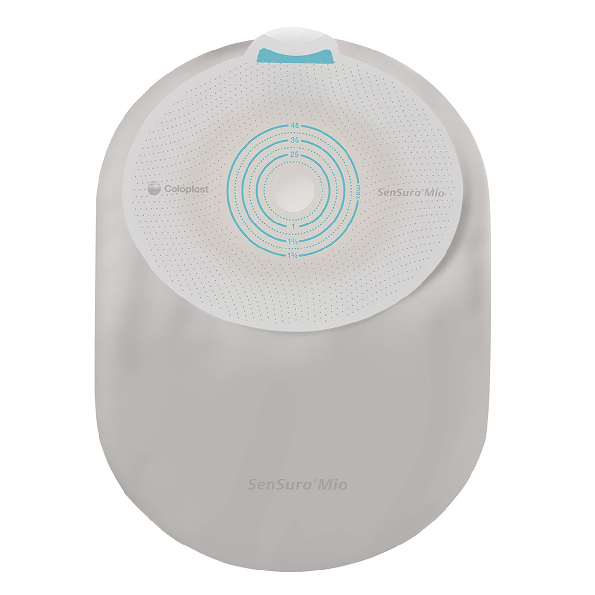 Ostomy Pouch SenSura® Mio One-Piece System 7-1/4 Inch Length, Midi Flat, Trim to Fit 5/8 to 1-3/4 Inch Stoma Closed End - BeHope