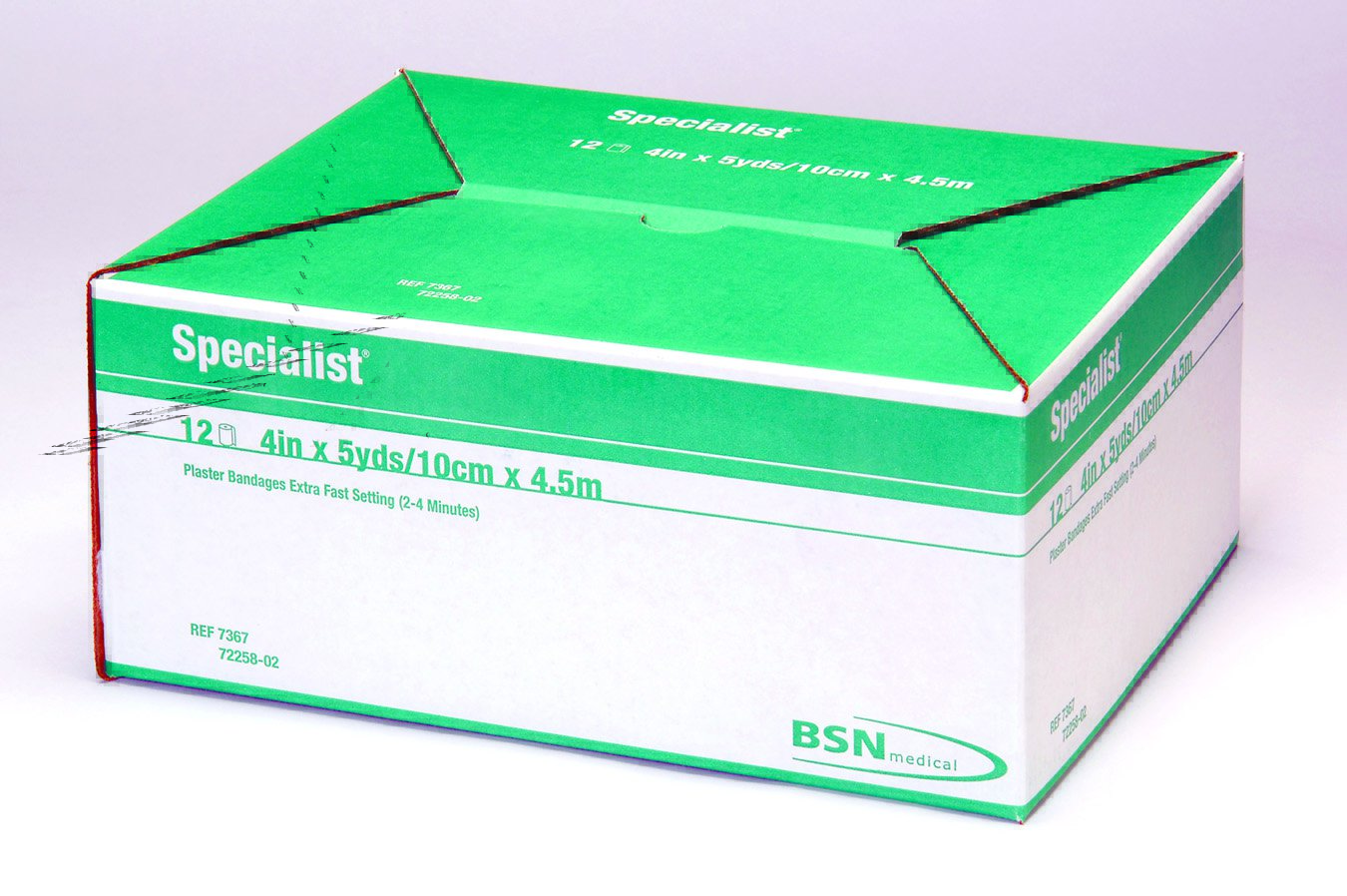 Plaster Bandage Specialist® 2 Inch X 9 Foot Plaster of Paris White - BeHope