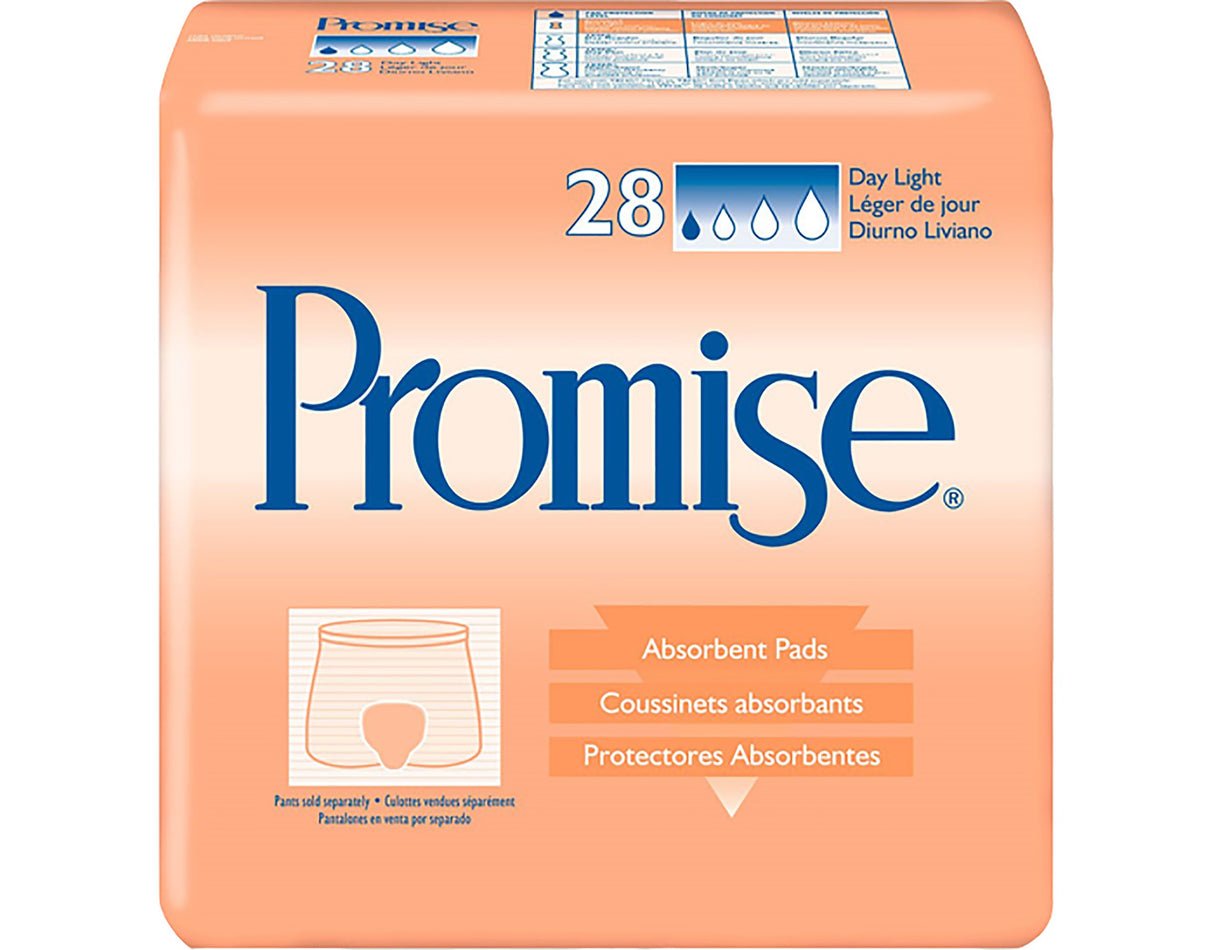 Incontinence Liner Promise® Day Light 15 Inch Length Moderate Absorbency Fluff / Polymer Core One Size Fits Most - BeHope
